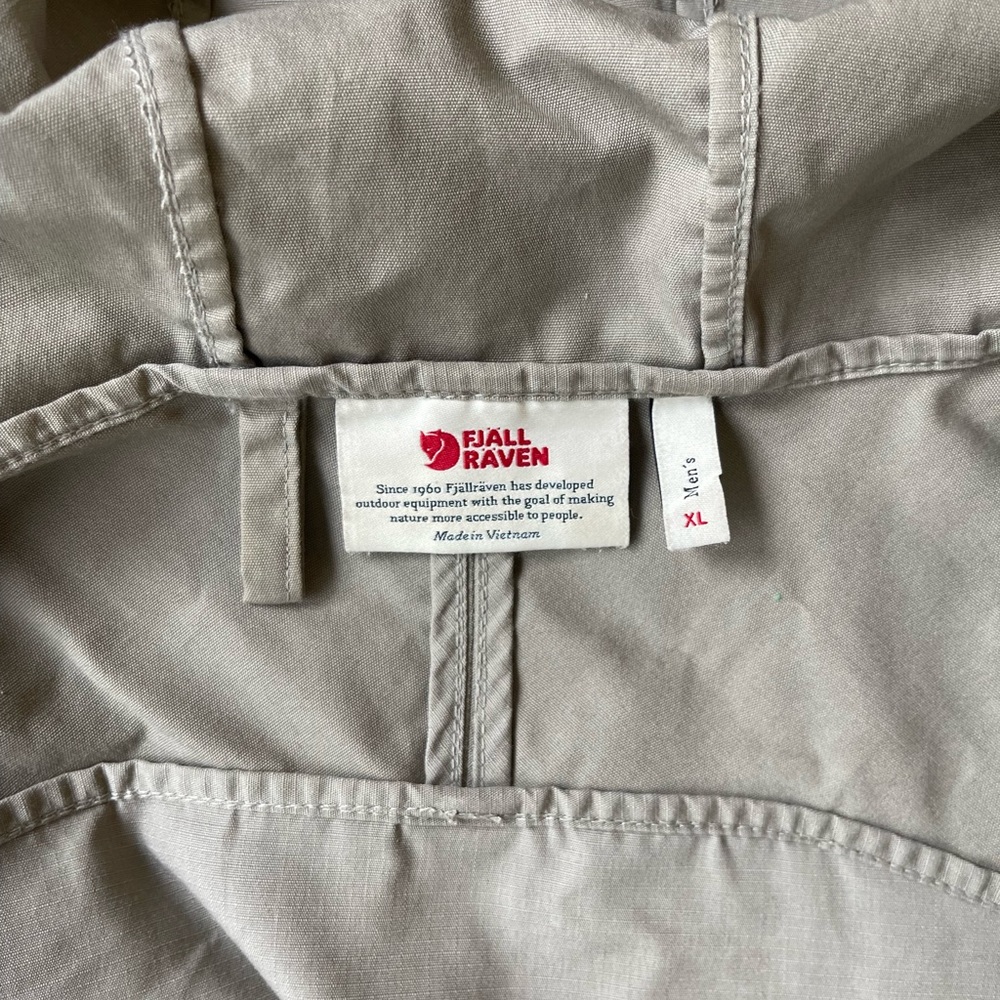 Fjallraven Gray Sten Jacket - G1000 Raincoat